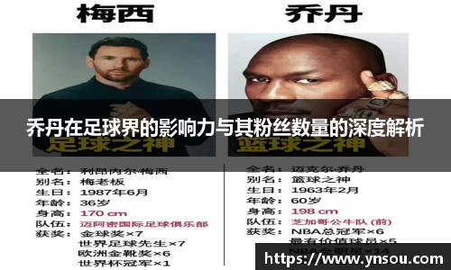乔丹在足球界的影响力与其粉丝数量的深度解析