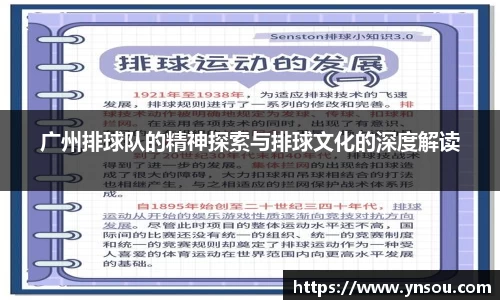 广州排球队的精神探索与排球文化的深度解读